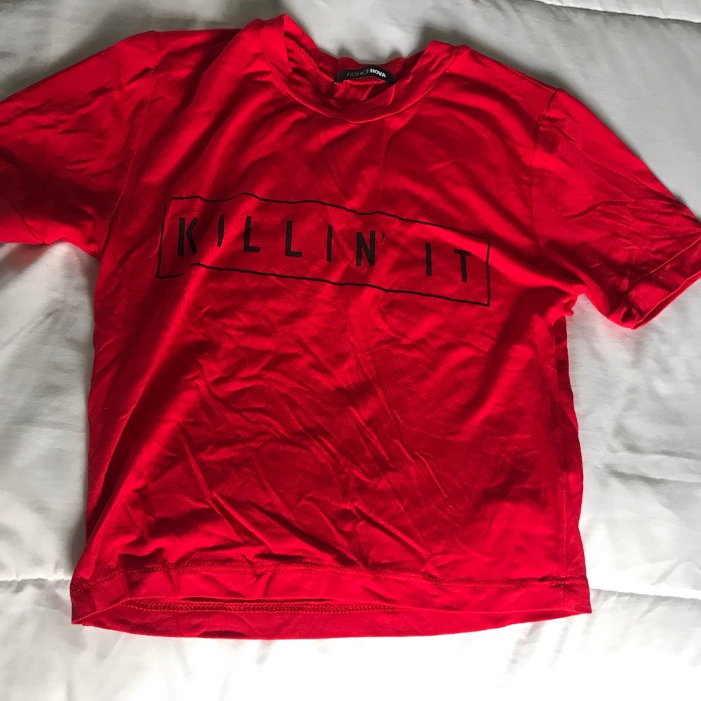 Red t-shirt